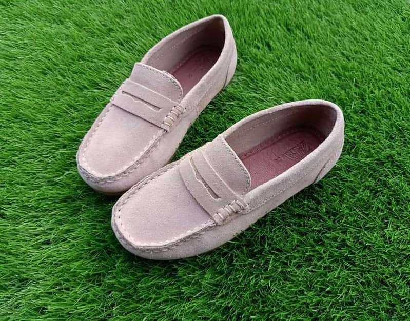 Ladies Shoes - ZARA Suede Leather - Imported Loafers 2