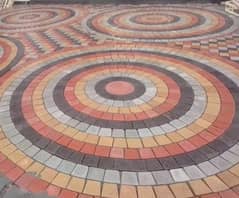 Fan shaped Paver|outdoor tiles|paving stone|Tuff tiles | Flooring