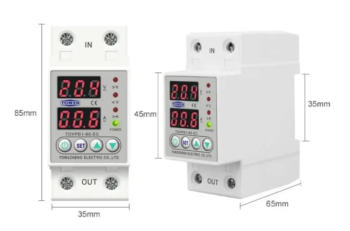 VOLTAGE PROTECTION AND CURRENT PROTECTION DEVICE (TOMZN) 63A 1