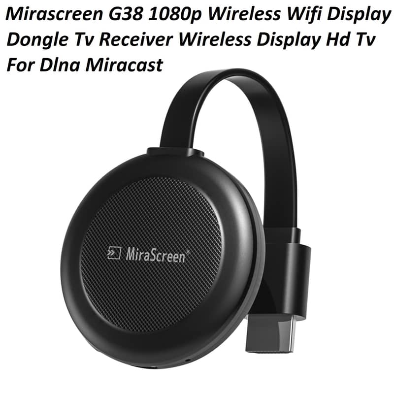 MiraScreen G38 1080P / G9 PLUS 4k HDMI Wifi MIRA SCREEN MIRRORING CAST 0