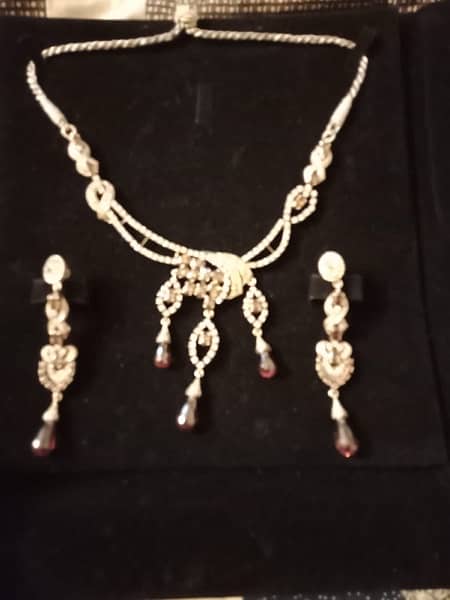 Pure Silver Set with Semi precious stones 1