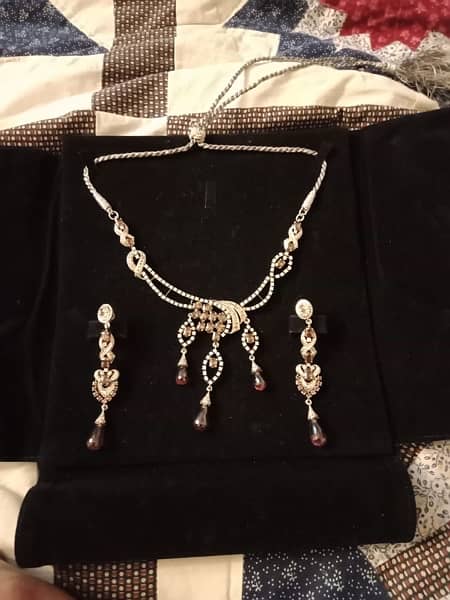 Pure Silver Set with Semi precious stones 2