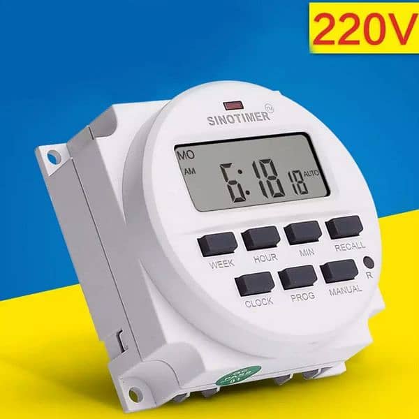 Digital Timer Socket Switch LCD Timing Programmable Outlet Sw 2