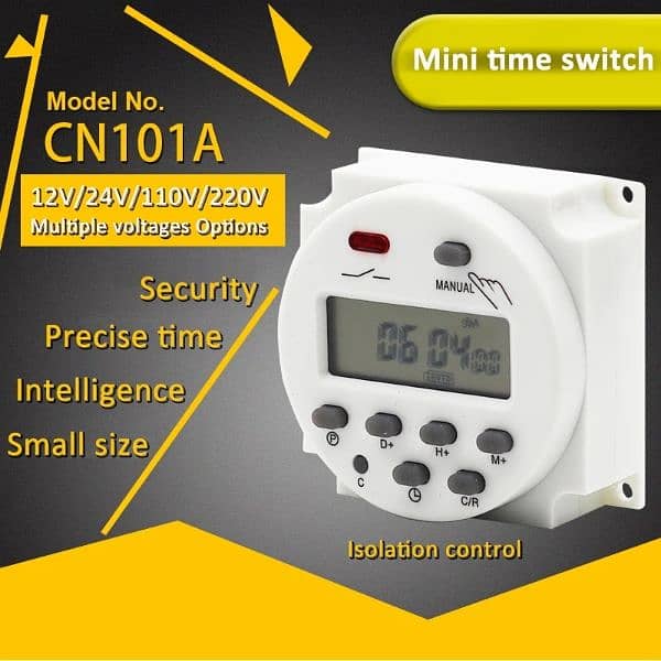 Digital Timer Socket Switch LCD Timing Programmable Outlet Sw 3