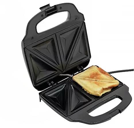 Cookworks 2 Portion Sandwich Toaster - Black ag140 01 c64 1