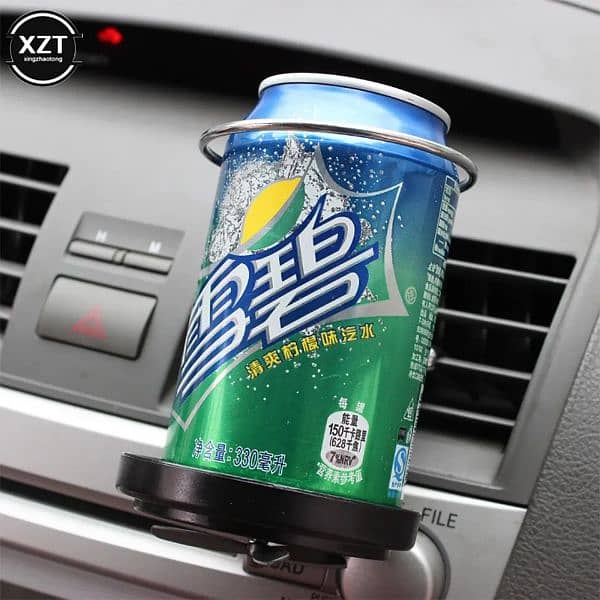 Universal Folding Cup Holder Auto Car Air-Outlet Drink Holder w 4