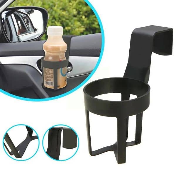 Universal Folding Cup Holder Auto Car Air-Outlet Drink Holder w 7
