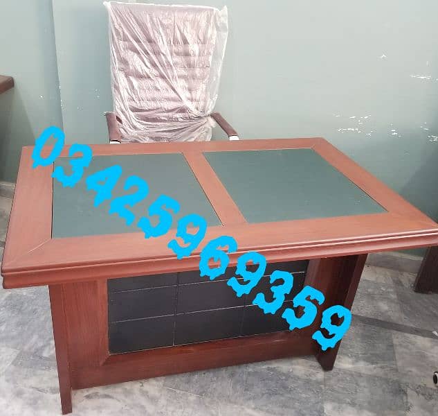 cushan office table mat shine sofa set chair study work desk shop ceo 2