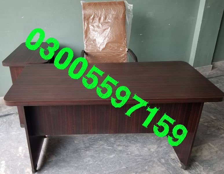 cushan office table mat shine sofa set chair study work desk shop ceo 3