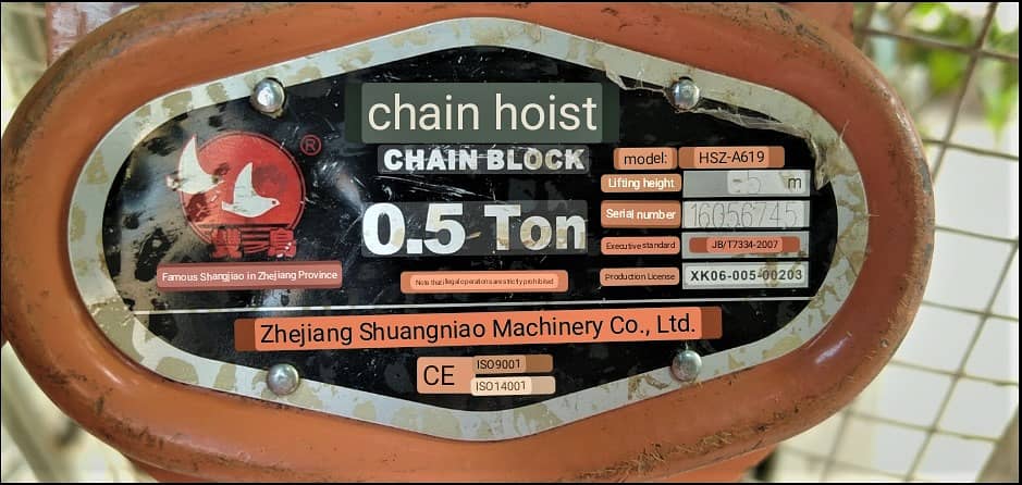 chain chen pulley block kuppi hoist elevator 11
