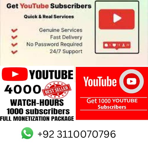 TikTok Youtube instagram services avilable in cheap price contact us 2