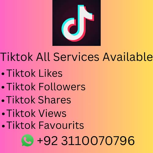 TikTok Youtube instagram services avilable in cheap price contact us 1