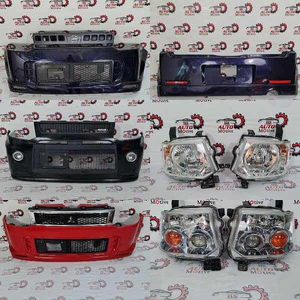 Nissan Otti / EK Wagon Sport Front/Back Bumper Light Head/Tail Lamp 0