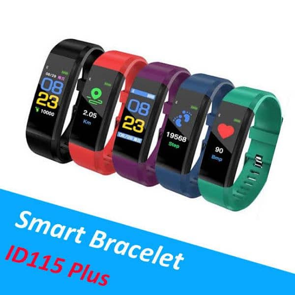 ID115 Plus Smart Finess Band Watch 4