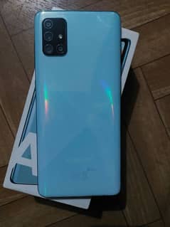 samsung a71 8/128gb 6 months warranty new condition with box