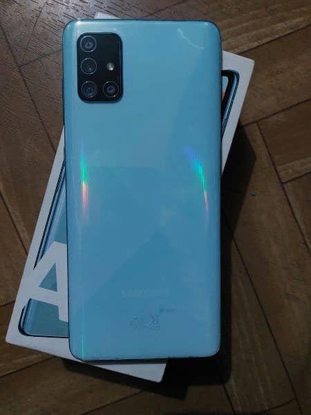 samsung a71 8/128gb 6 months warranty new condition with box 0