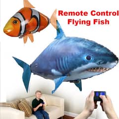 Remort cantrol flying shark toy