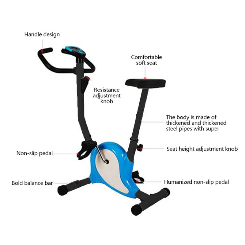 Online World Fitness Exercise Bike Pedal Perfect Home Gym 03020062817 2