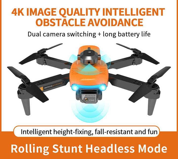 New Drone 4K HD Dual Camera Fixed Height Obstacle 03020062817 0