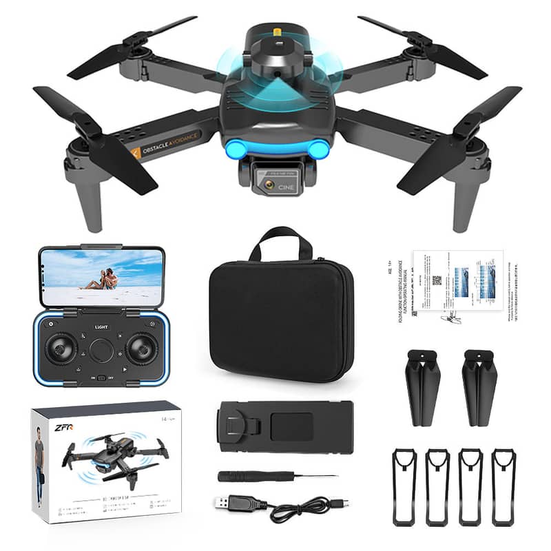 new  drone 4K dual camera wifi fpv obstacle optical 03020062817 0