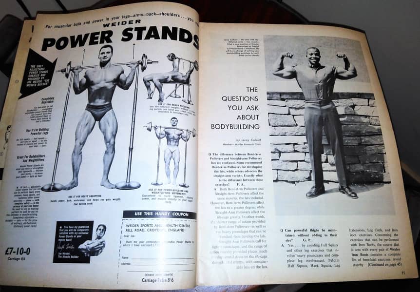 RARE 1963 Mr Universe Magazine Feb' issue Lynn Lyman-UK Import 2