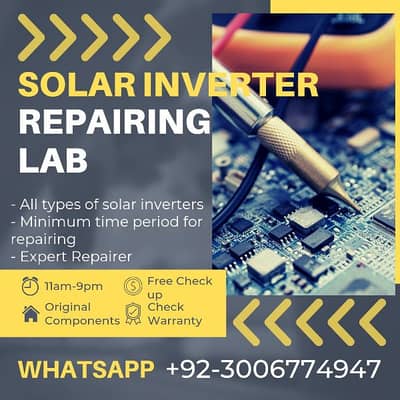 Solar Inverter Repairing Lab
