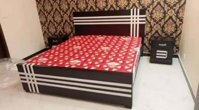 bed dressing side table / double bed / bed / bed set / Furniture 11