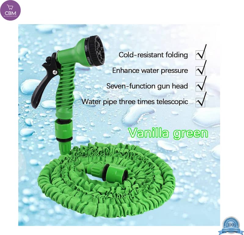 Magic Hose Pipe 100 Ft –Expands up to 100ft Flexible Garden Hose Pipe 4