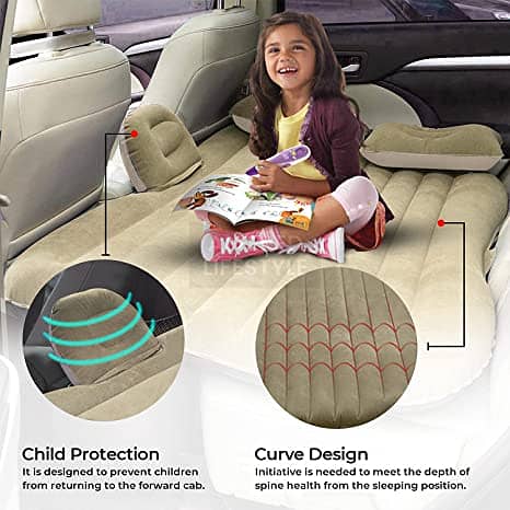 Car Back Seat Air Mattress - Inflatable ~ Car Back Seat 03020062817 3