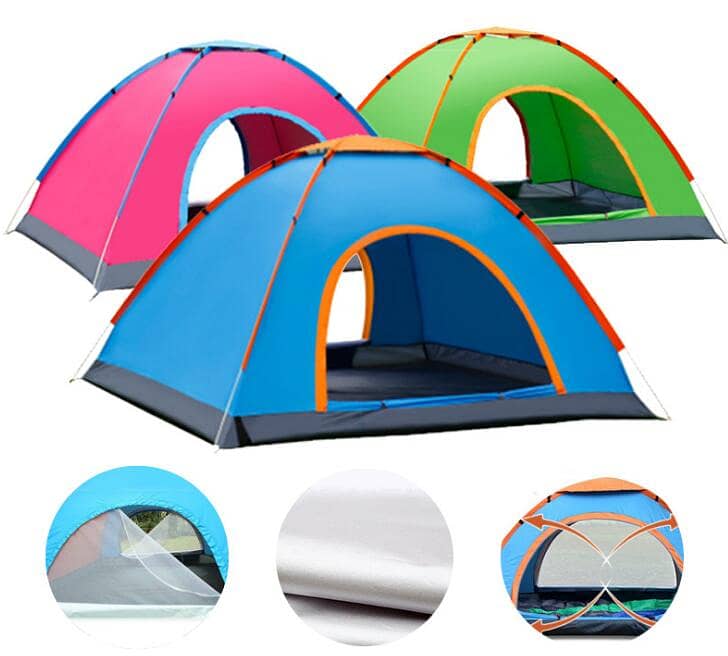 5 Person Manual Outdoor Camping Tent For Hiking 03020062817 0