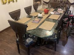 dining table 8 seater solid wood