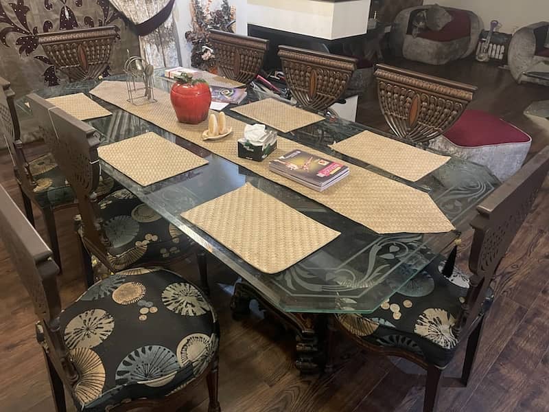 dining table 8 seater solid wood 2