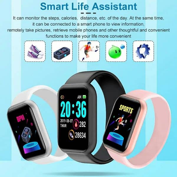 Y68 Smart Watch 3