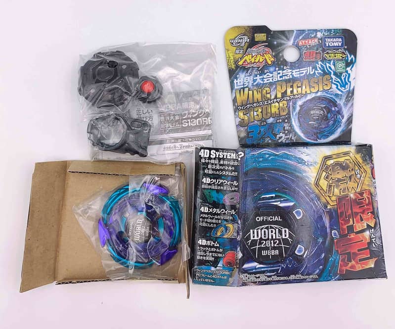 All Pegasis Beyblades with launcher (Takara Tomy & Hasbro) toy 4
