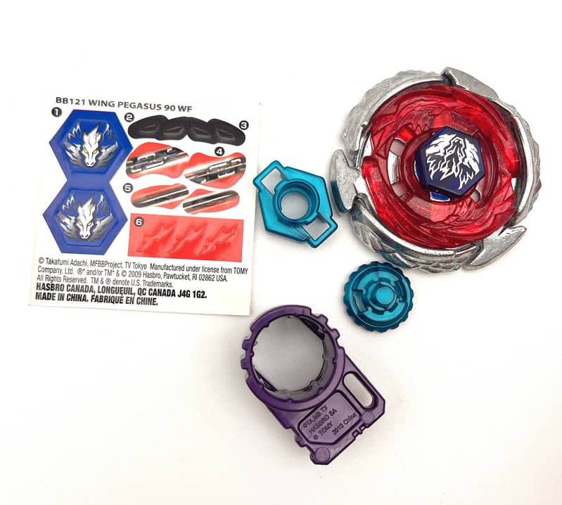 All Pegasis Beyblades with launcher (Takara Tomy & Hasbro) toy 5