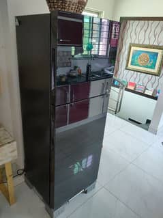 haier hrf 276 epb black refrigerator for sale