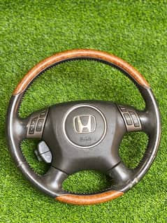 Honda accord + cl9 wooden multimedia steering