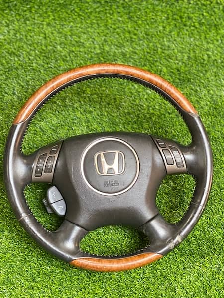 Honda accord + cl9 wooden multimedia steering 1