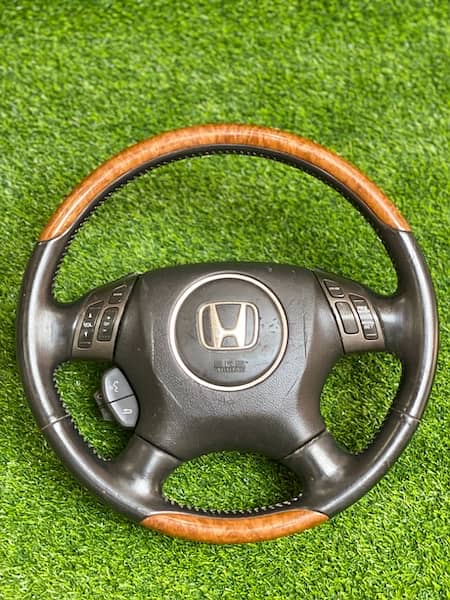 Honda accord + cl9 wooden multimedia steering 2