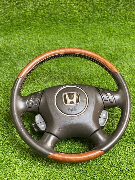 Honda accord + cl9 wooden multimedia steering 6