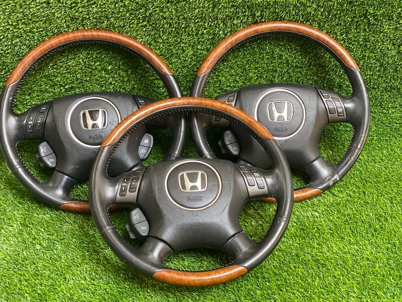 Honda accord + cl9 wooden multimedia steering 8