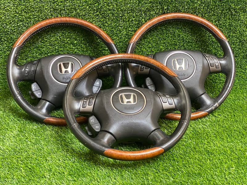 Honda accord + cl9 wooden multimedia steering 9