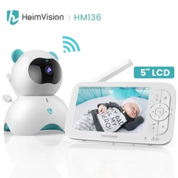 HeimVision Video wifi Baby Monitor Camera 5'' LCD Display 11