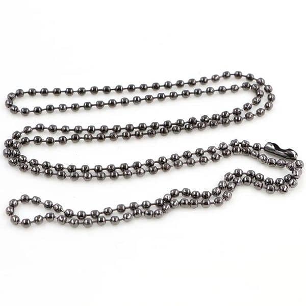 MENS METAL BALL/BEADS CHAIN 30inch(75cm) LENGTH (DELIVERY AVAILABLE) 2
