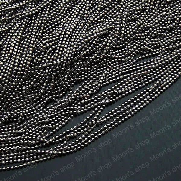 MENS METAL BALL/BEADS CHAIN 30inch(75cm) LENGTH (DELIVERY AVAILABLE) 4