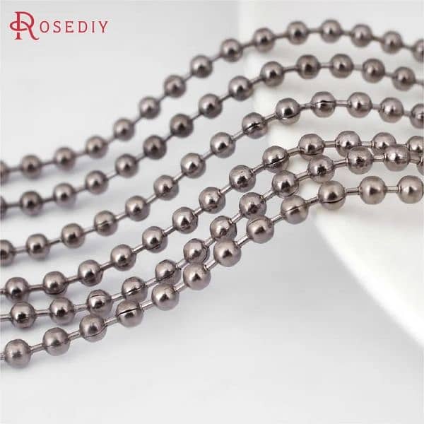MENS METAL BALL/BEADS CHAIN 30inch(75cm) LENGTH (DELIVERY AVAILABLE) 5