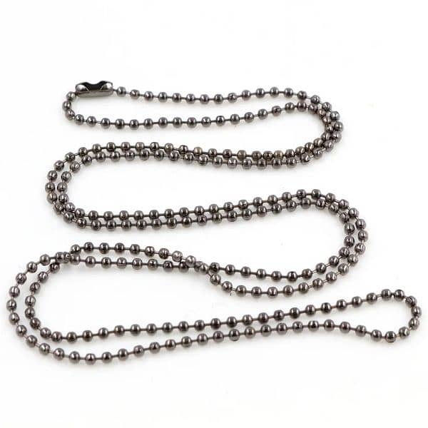 MENS METAL BALL/BEADS CHAIN 30inch(75cm) LENGTH (DELIVERY AVAILABLE) 6