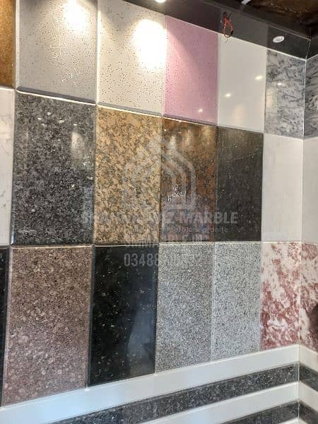 Marble and granite for flooring , stairsteps , vanity , kitchen slab 9