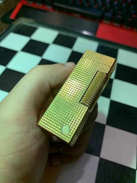 Dunhill LongTail Gold Plated Lighter 7