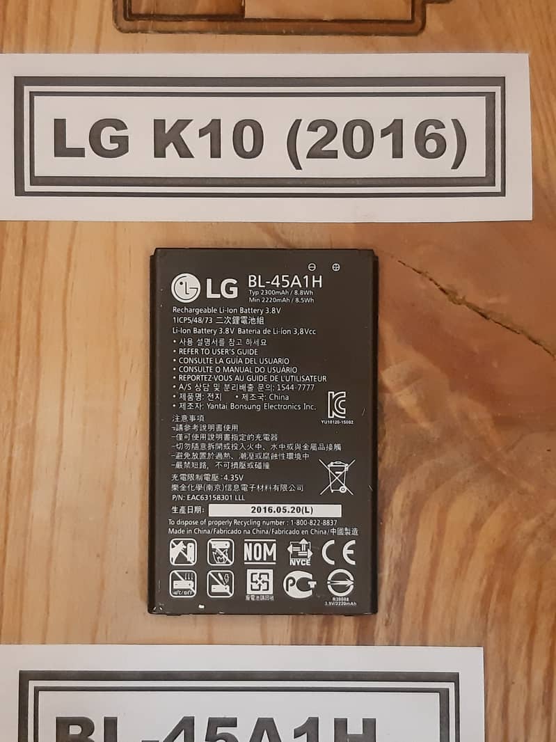 LG K10 Battery Original Replacement Good Price Model K430DSY 2800mAh 1